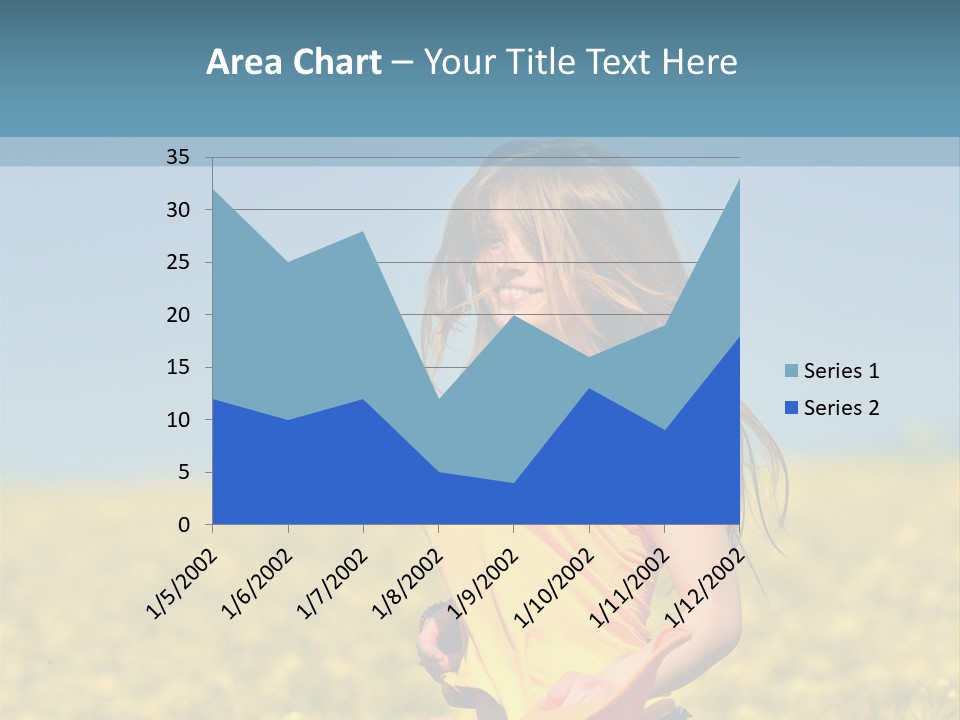 Person Sunny Female PowerPoint Template