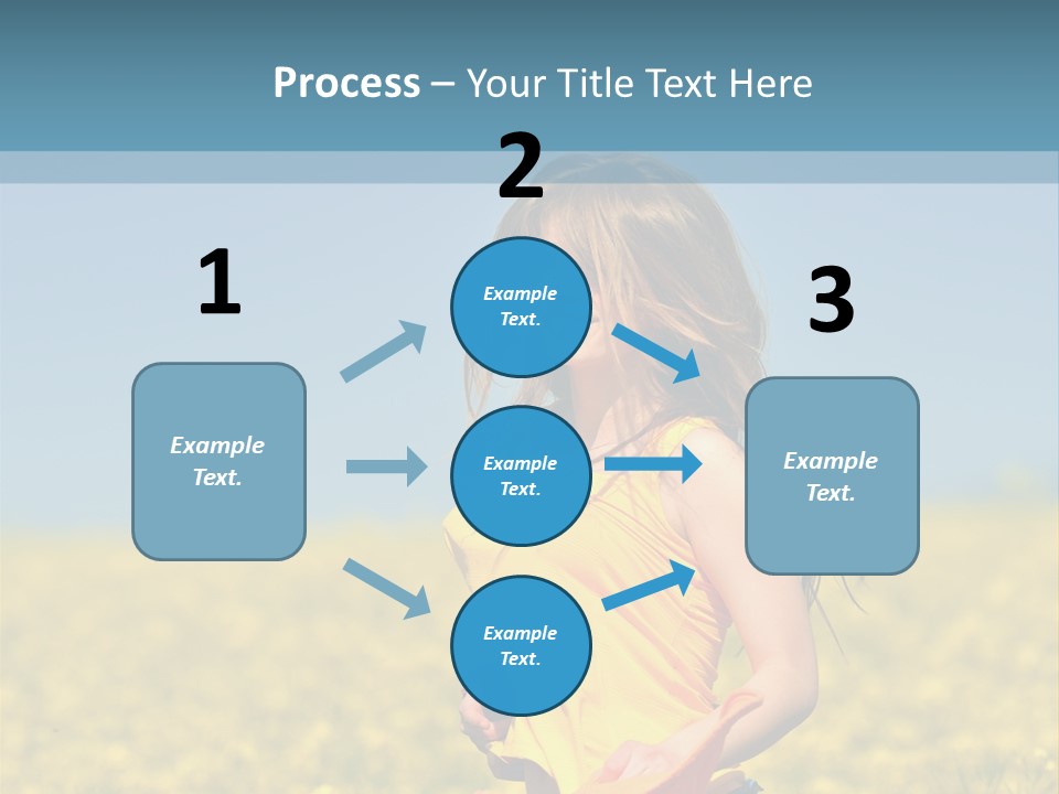 Person Sunny Female PowerPoint Template