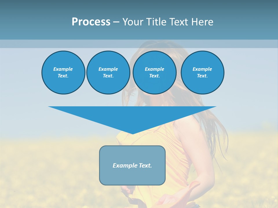 Person Sunny Female PowerPoint Template