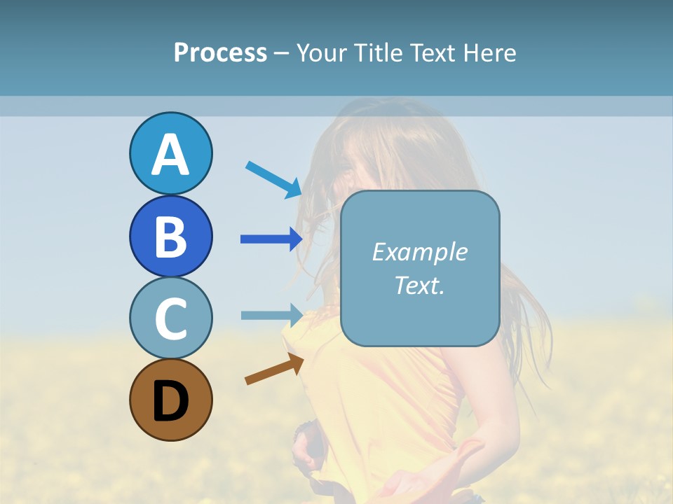 Person Sunny Female PowerPoint Template