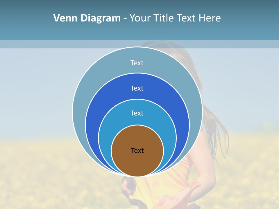 Person Sunny Female PowerPoint Template