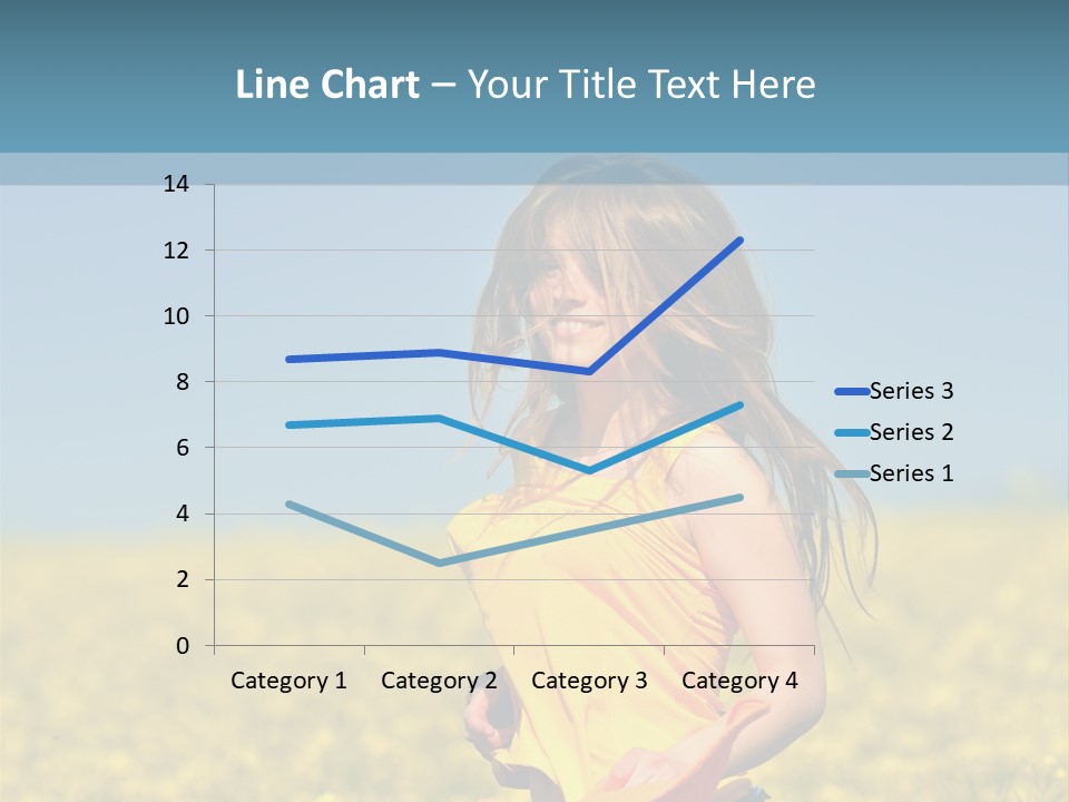 Person Sunny Female PowerPoint Template