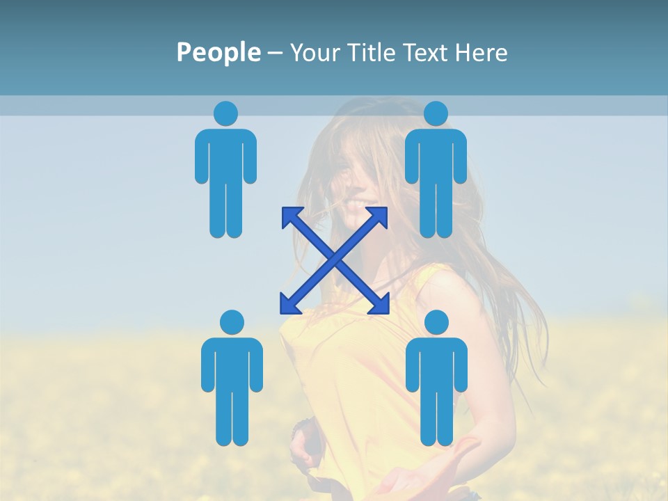 Person Sunny Female PowerPoint Template