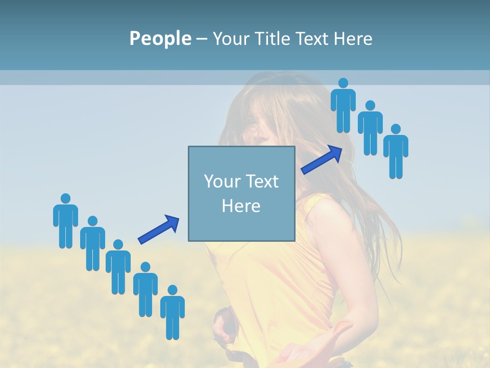 Person Sunny Female PowerPoint Template