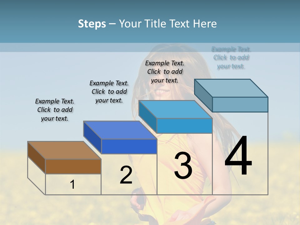 Person Sunny Female PowerPoint Template