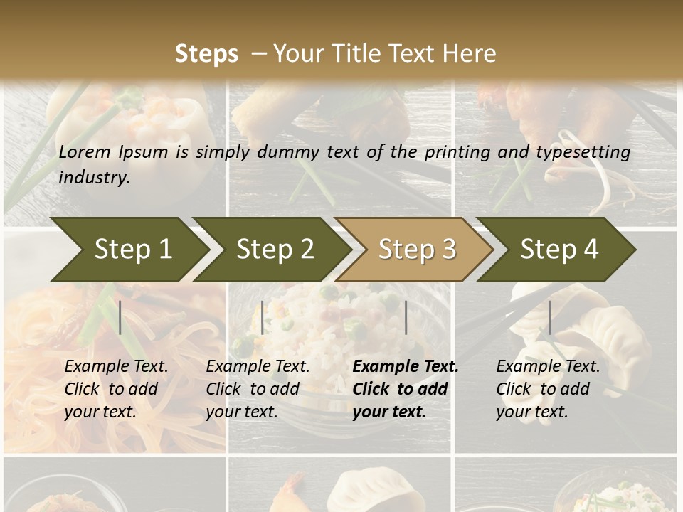 Chinese Food Recipes PowerPoint Template