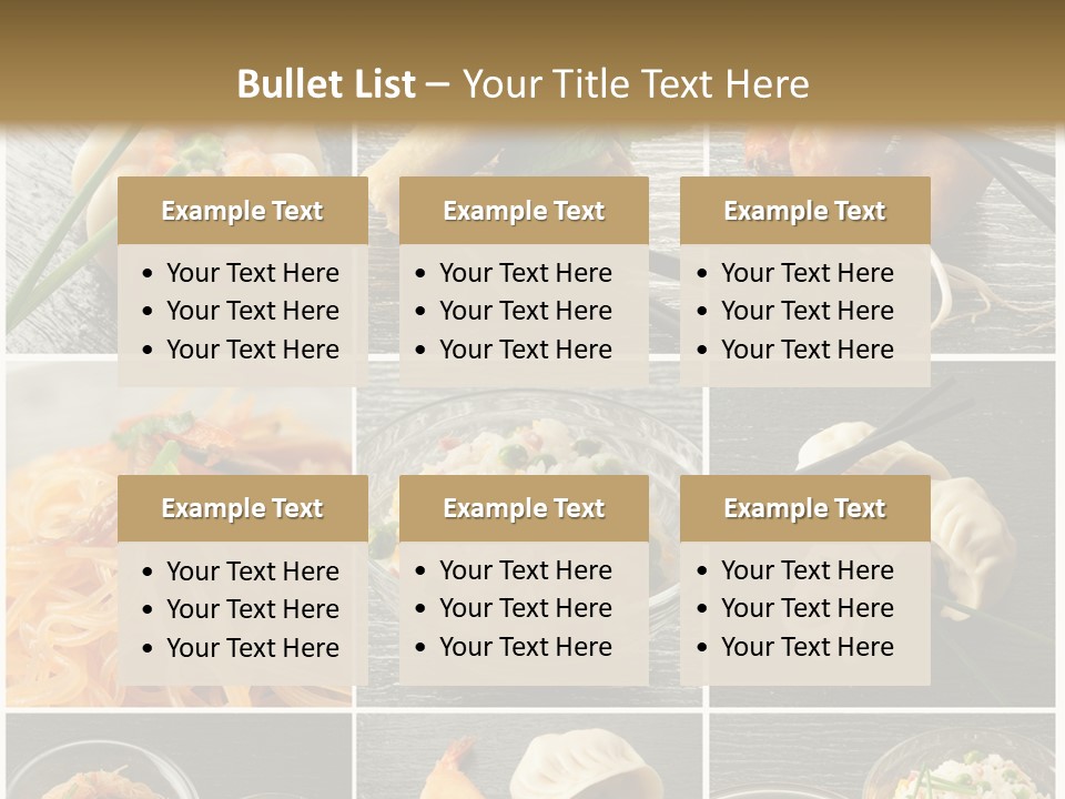 Chinese Food Recipes PowerPoint Template