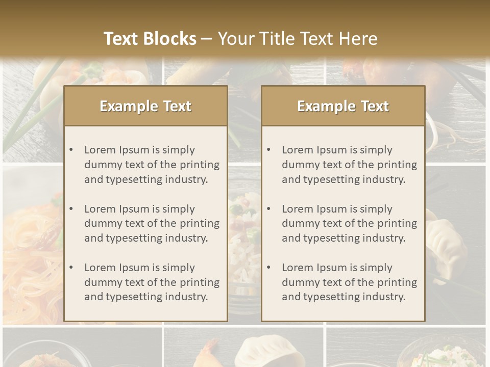Chinese Food Recipes PowerPoint Template