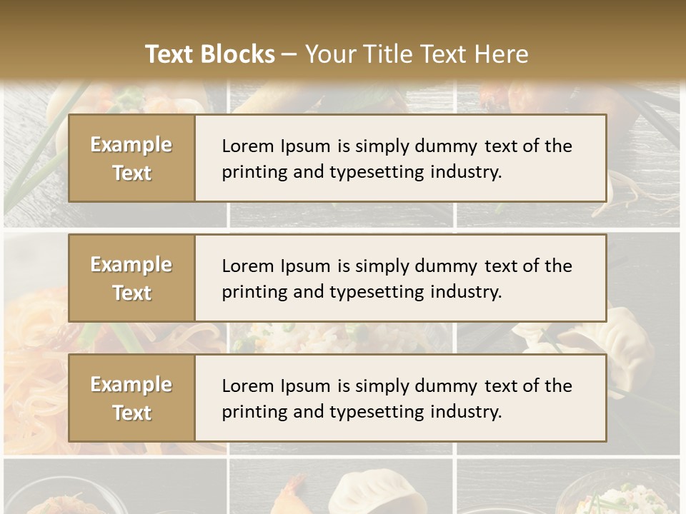 Chinese Food Recipes PowerPoint Template