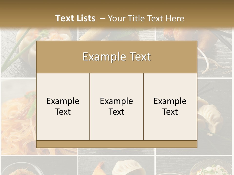 Chinese Food Recipes PowerPoint Template