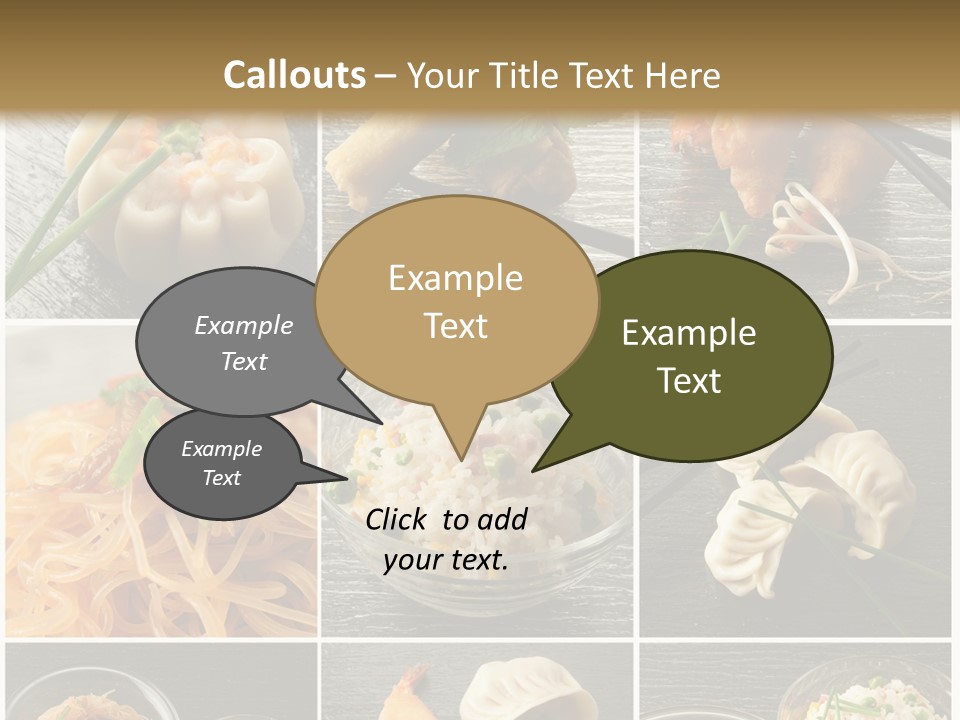 Chinese Food Recipes PowerPoint Template