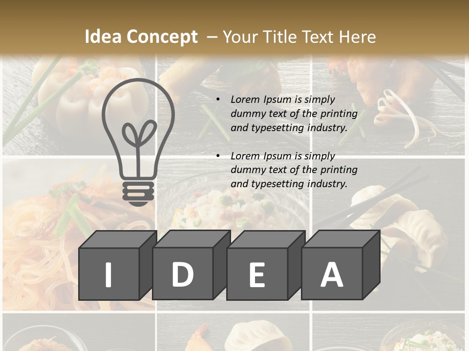 Chinese Food Recipes PowerPoint Template
