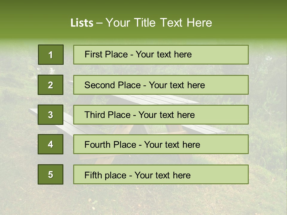 Backgrounds Picnic PowerPoint Template