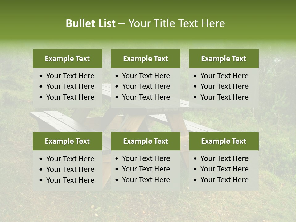 Backgrounds Picnic PowerPoint Template