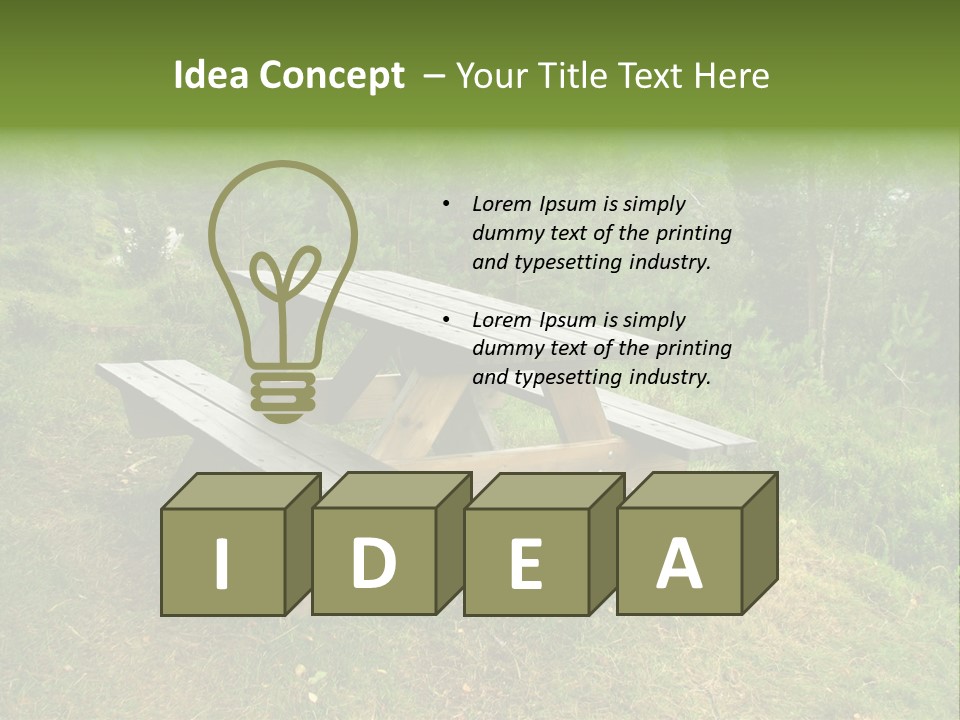 Backgrounds Picnic PowerPoint Template