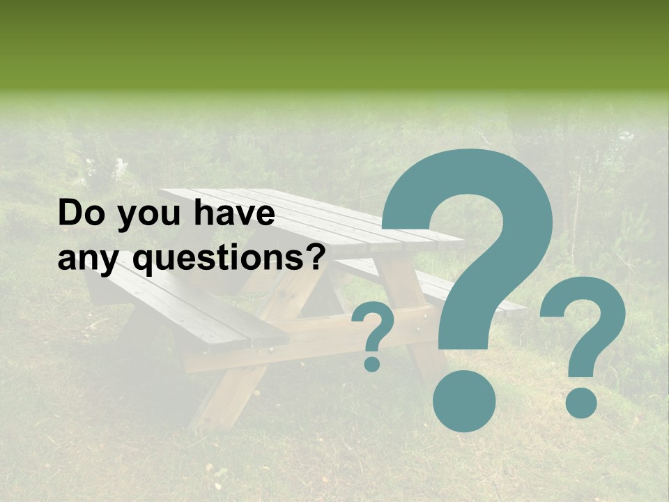 Backgrounds Picnic PowerPoint Template