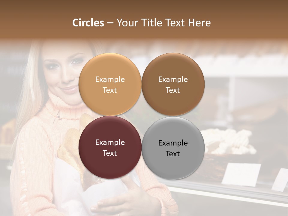 Bread Girl PowerPoint Template