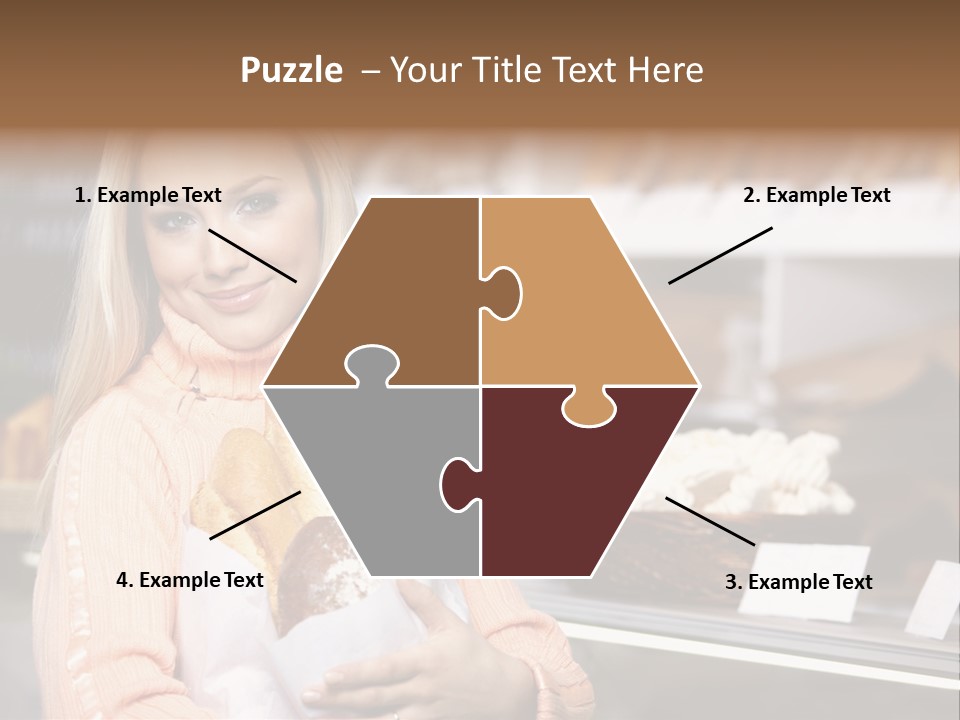 Bread Girl PowerPoint Template