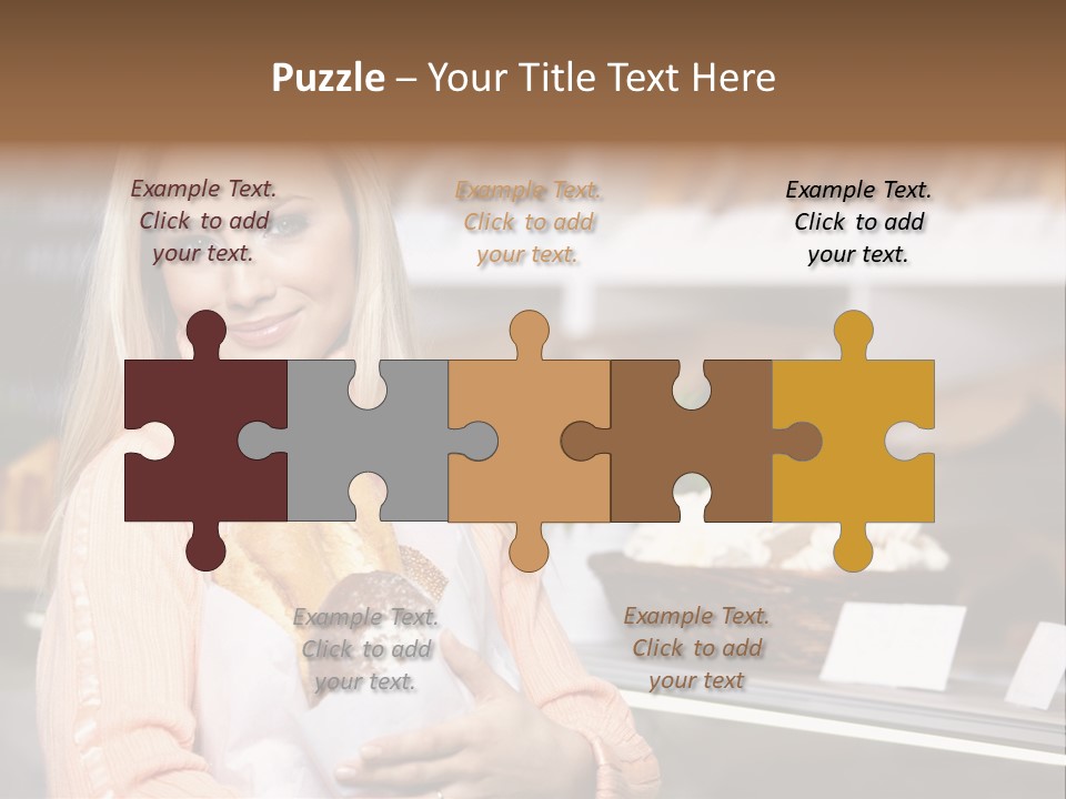 Bread Girl PowerPoint Template