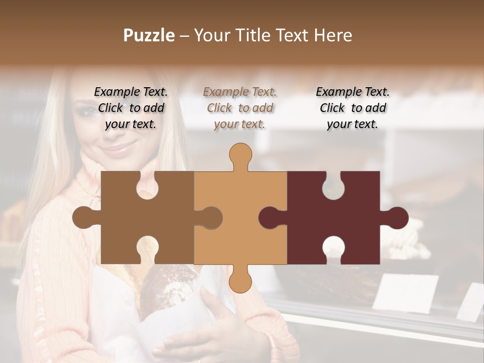 Bread Girl PowerPoint Template