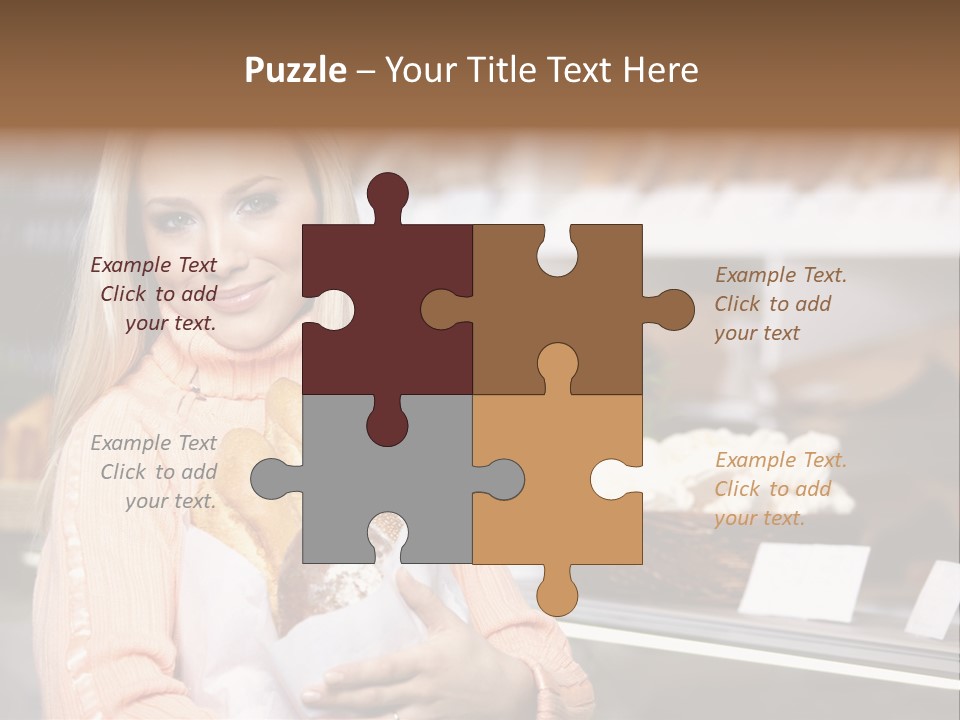 Bread Girl PowerPoint Template