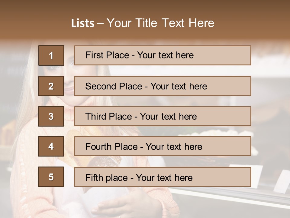 Bread Girl PowerPoint Template