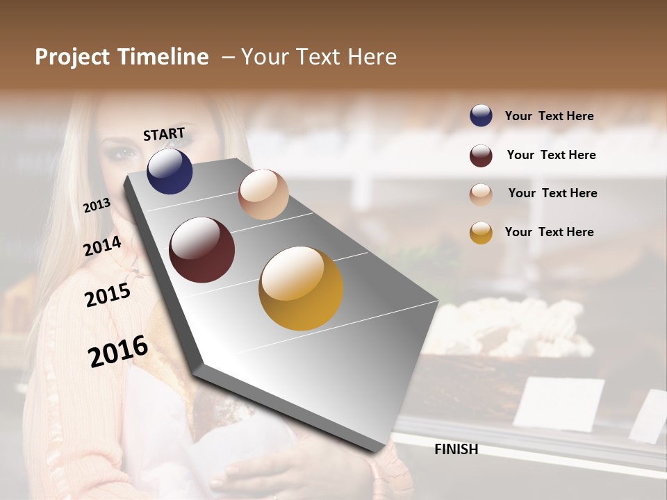 Bread Girl PowerPoint Template