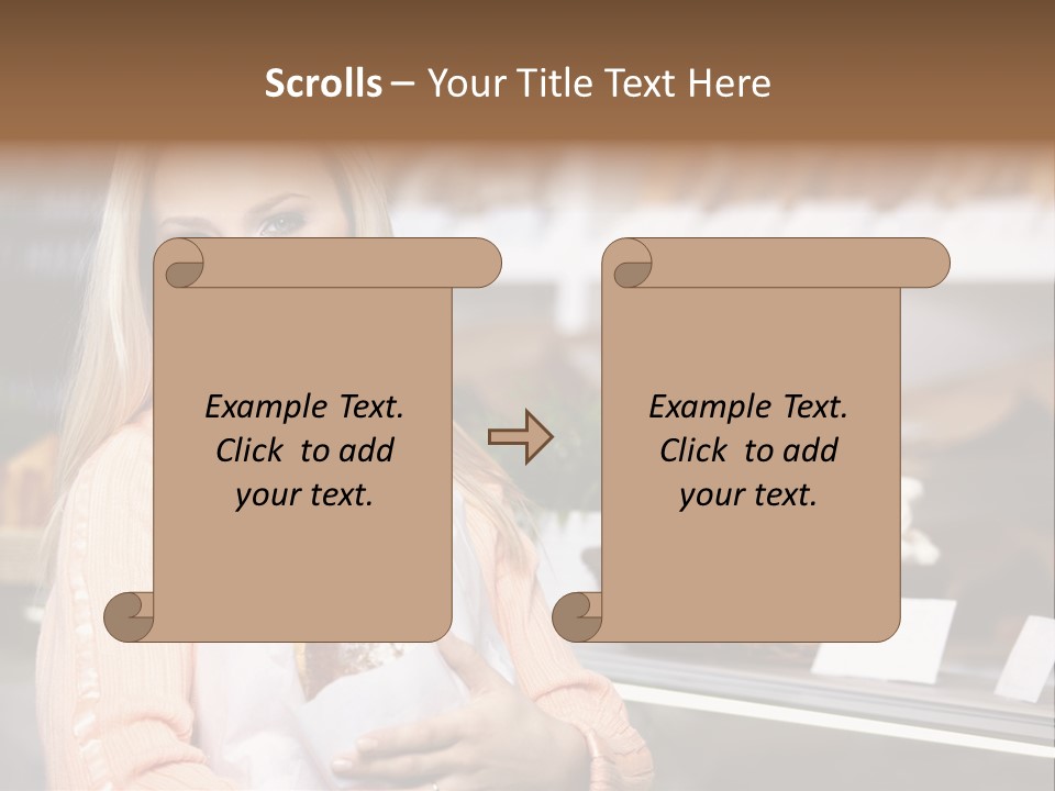 Bread Girl PowerPoint Template