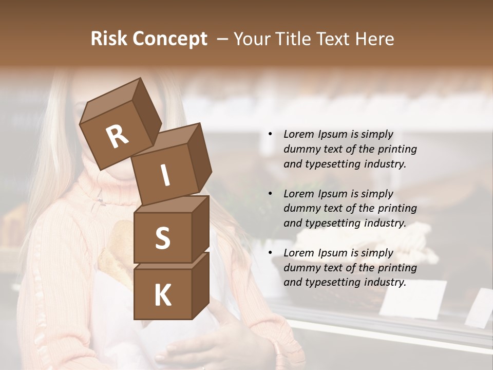 Bread Girl PowerPoint Template