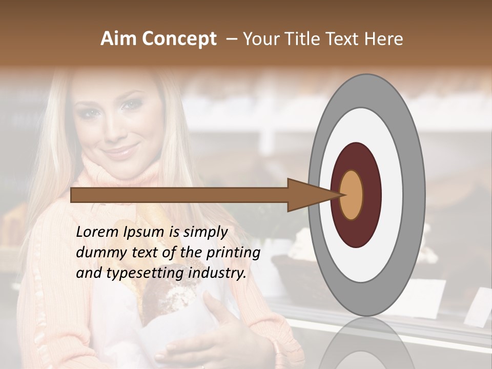 Bread Girl PowerPoint Template