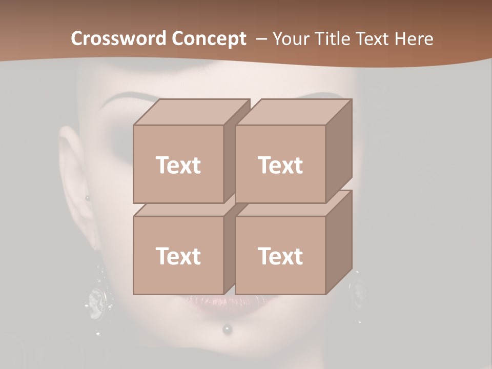 Eyelid Piercing PowerPoint Template