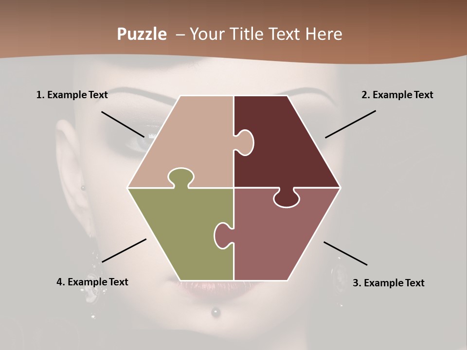 Eyelid Piercing PowerPoint Template