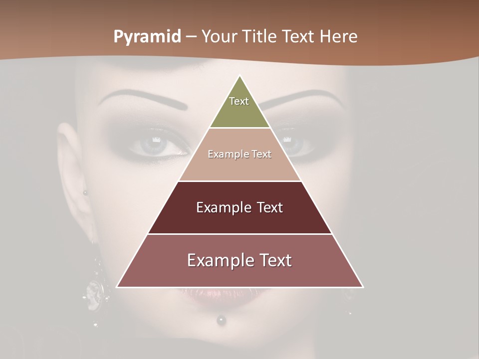 Eyelid Piercing PowerPoint Template