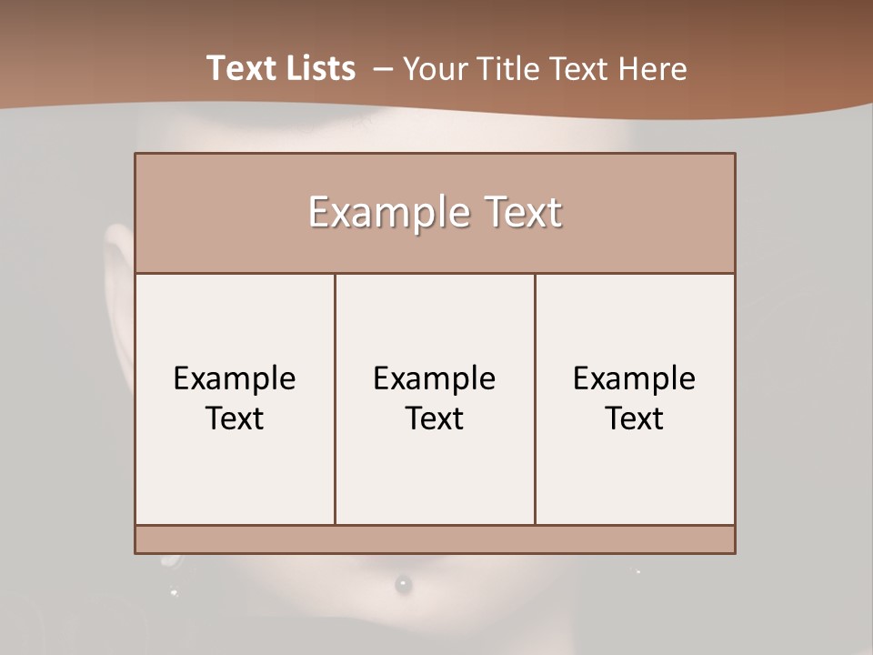 Eyelid Piercing PowerPoint Template