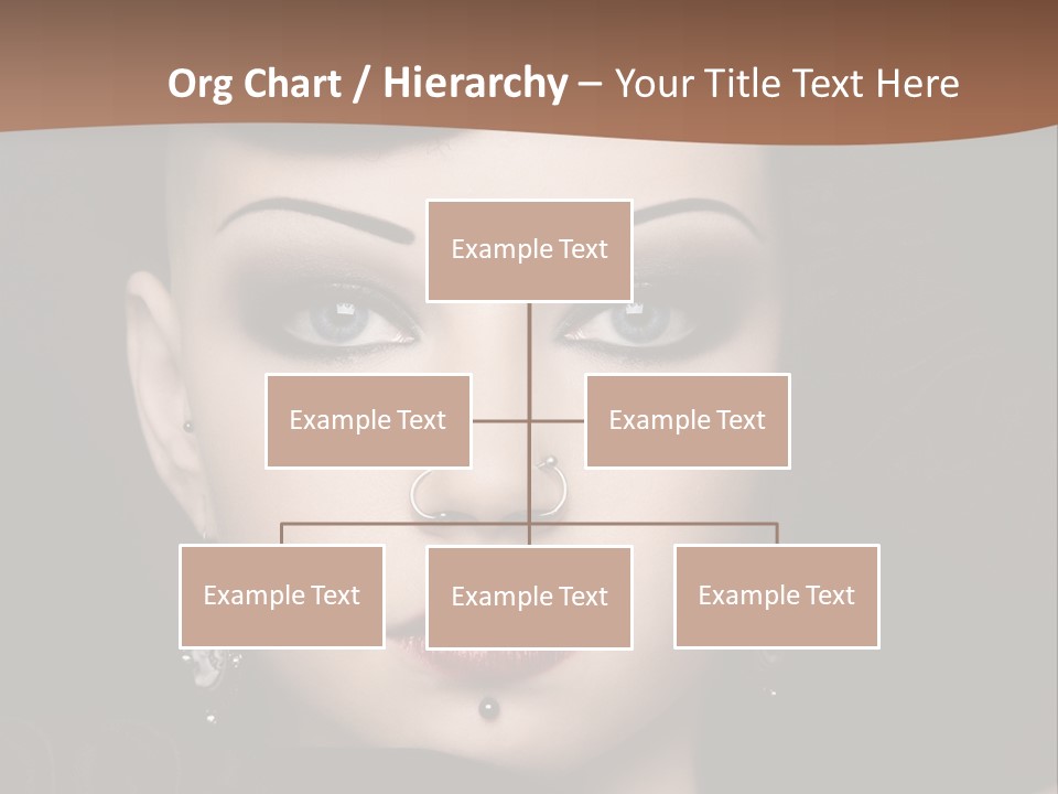 Eyelid Piercing PowerPoint Template