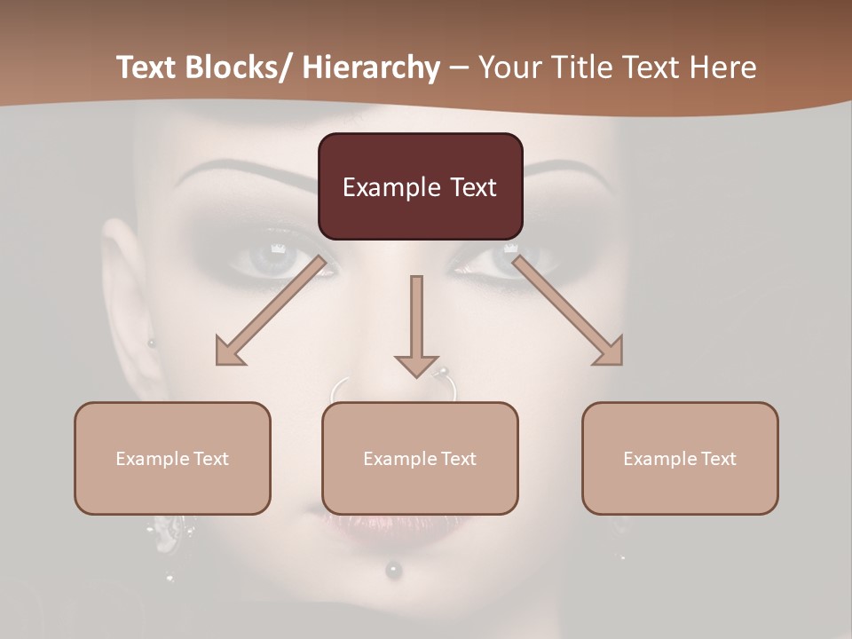 Eyelid Piercing PowerPoint Template