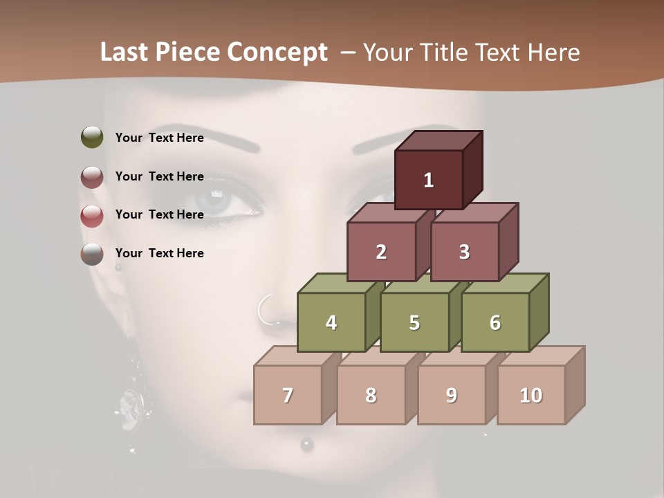 Eyelid Piercing PowerPoint Template