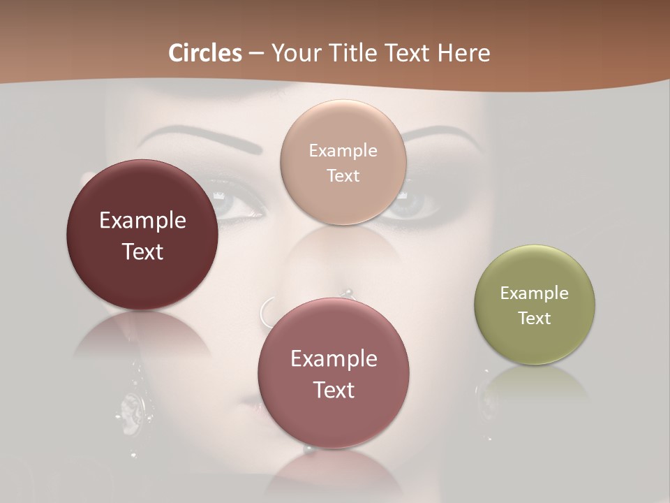 Eyelid Piercing PowerPoint Template
