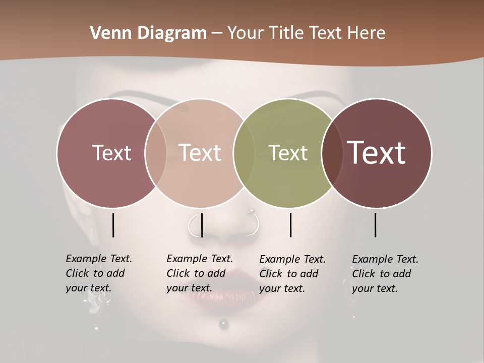 Eyelid Piercing PowerPoint Template