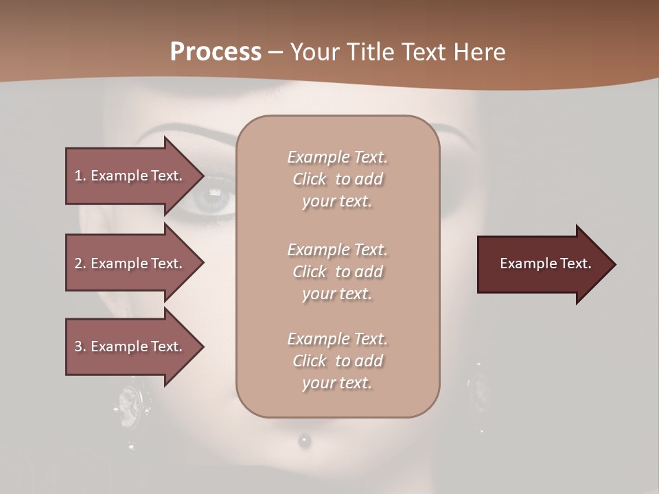 Eyelid Piercing PowerPoint Template