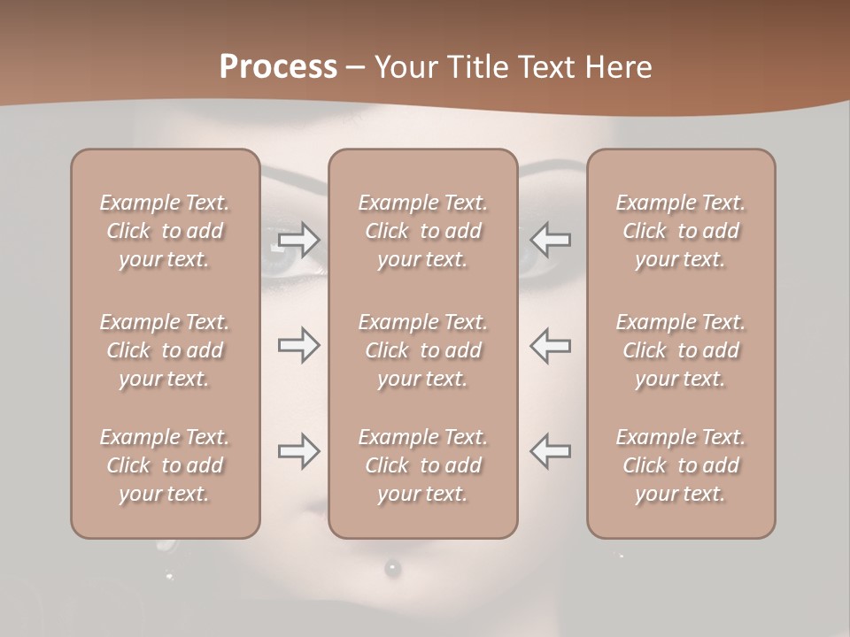 Eyelid Piercing PowerPoint Template