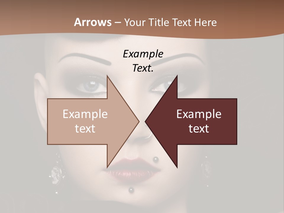 Eyelid Piercing PowerPoint Template