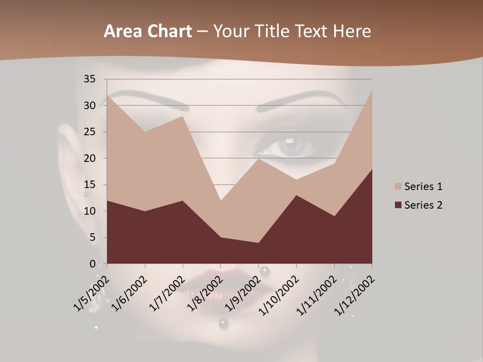 Eyelid Piercing PowerPoint Template