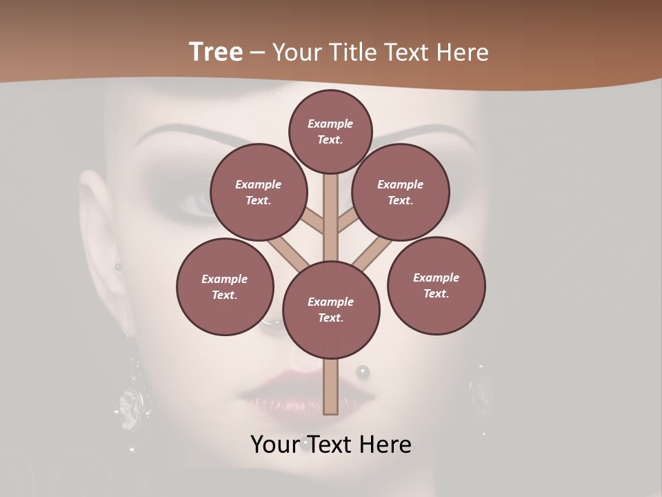 Eyelid Piercing PowerPoint Template