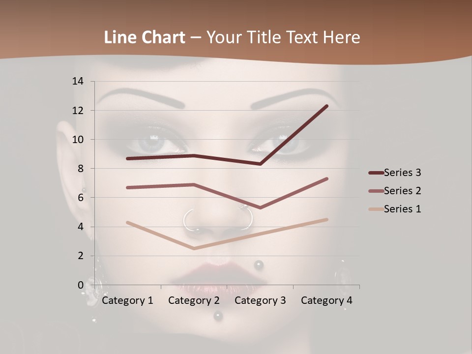 Eyelid Piercing PowerPoint Template