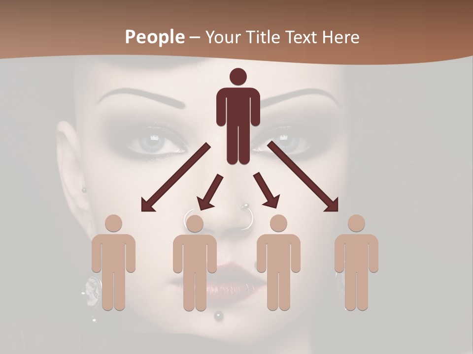 Eyelid Piercing PowerPoint Template