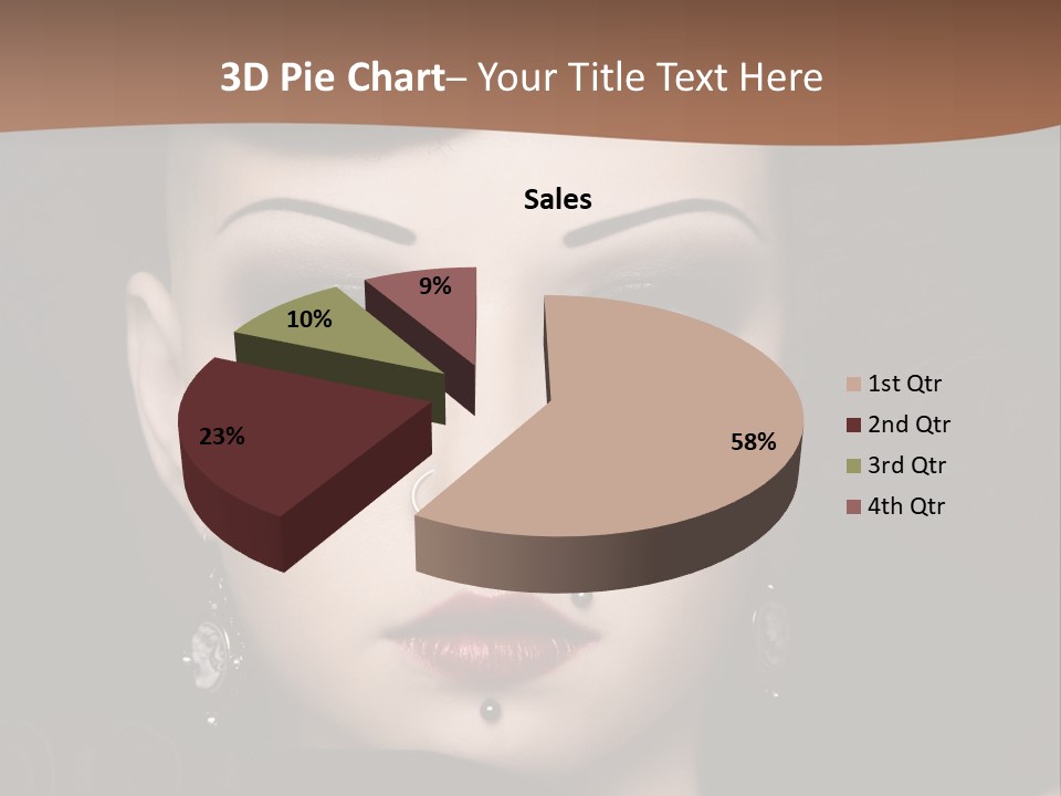 Eyelid Piercing PowerPoint Template