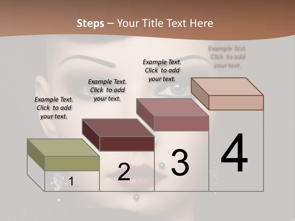 Eyelid Piercing PowerPoint Template