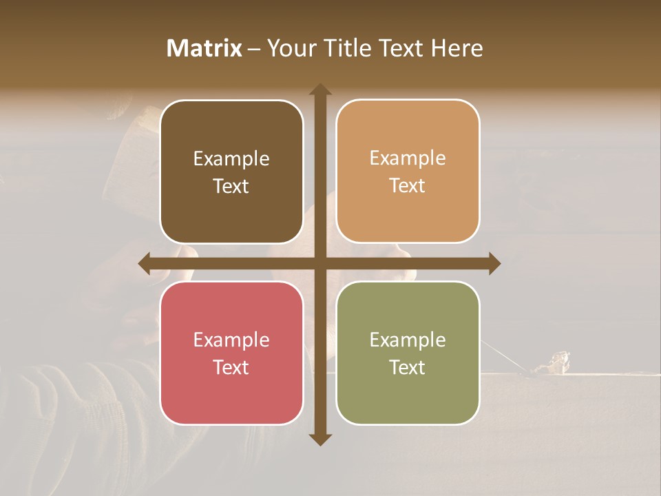 Cabinet Maker PowerPoint Template