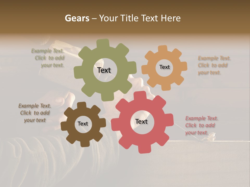 Cabinet Maker PowerPoint Template